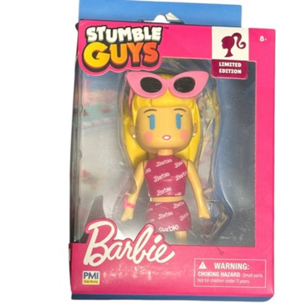 New Barbie Stumble Guys Action Figure Pink, Limited Edition